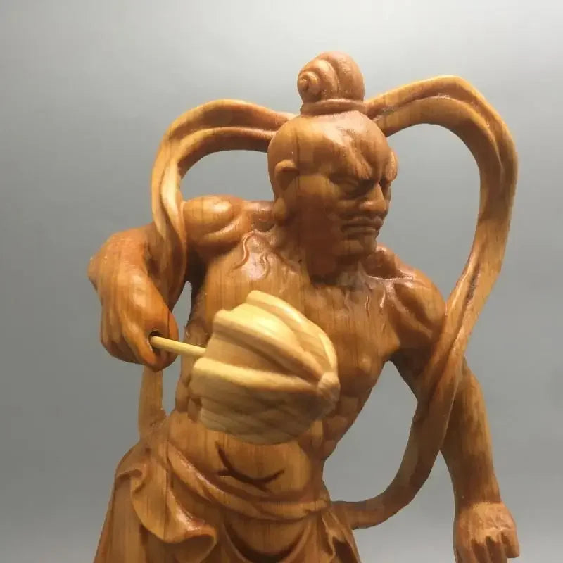 2pcs Chinese Heng Ha Two God Boxwood