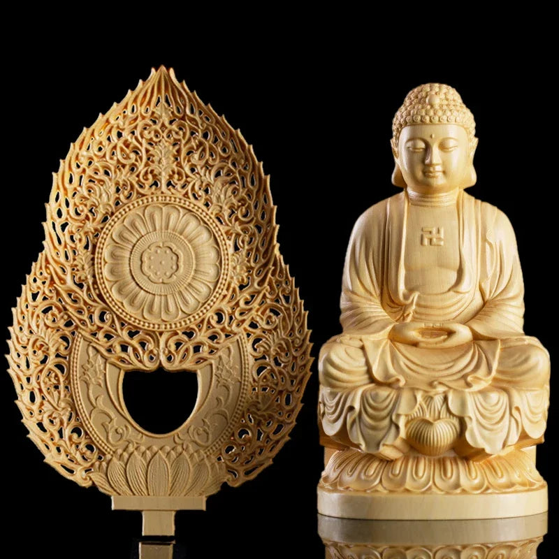 3 Pc/ Set High Quality Shakyamuni Solid