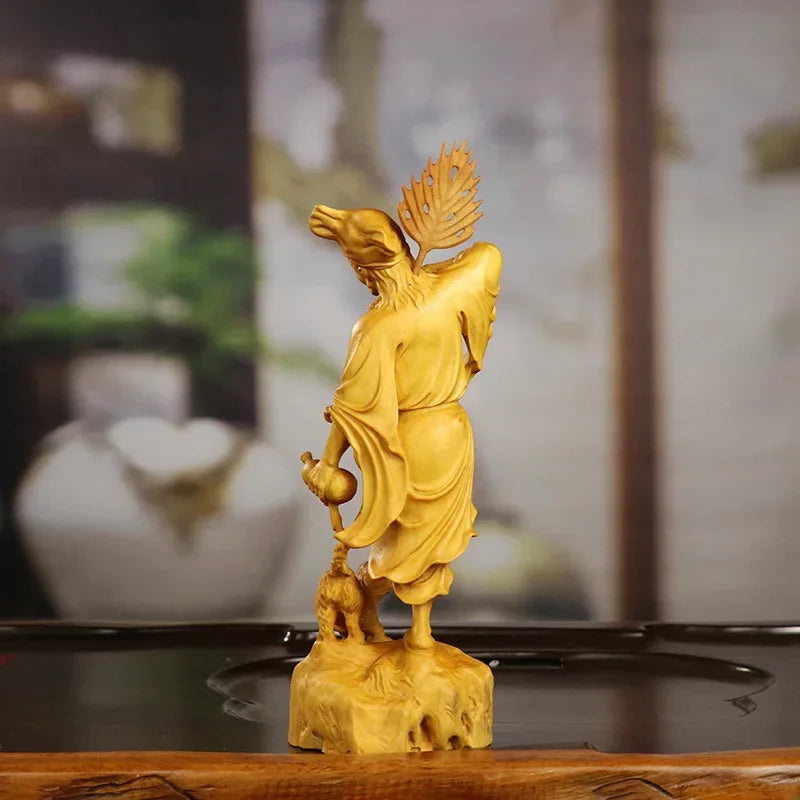 Chinese Boxwood Carving Living Buddha Jigong