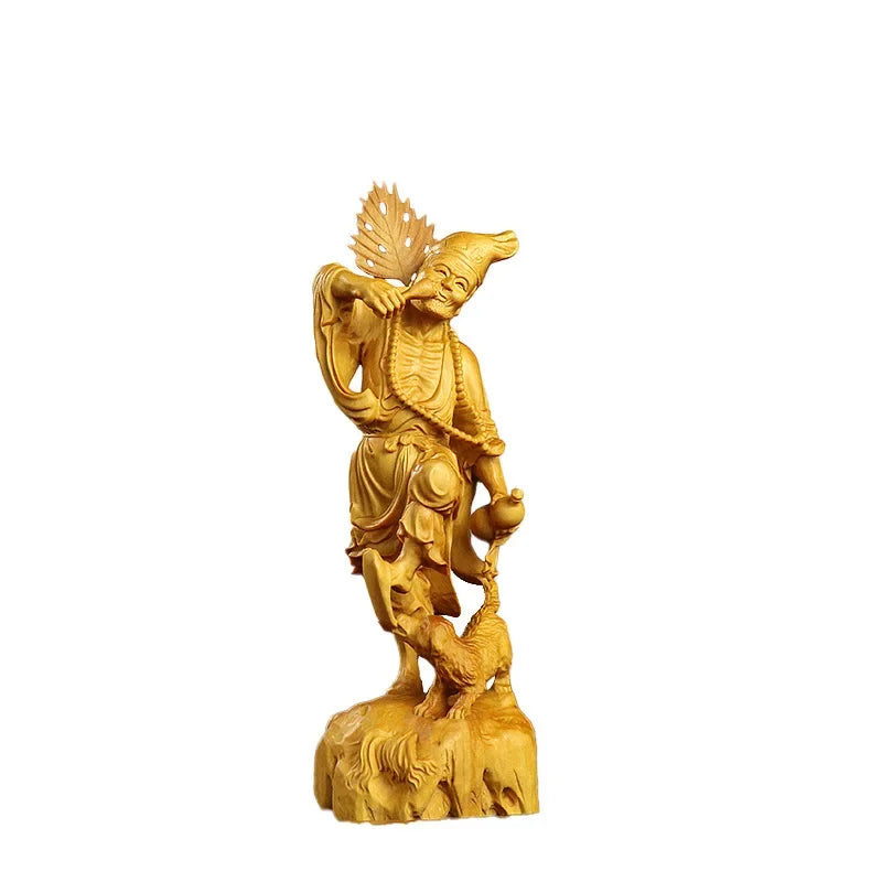 Chinese Boxwood Carving Living Buddha Jigong