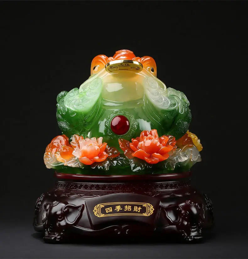 Fortune-making Golden Toad Ornament