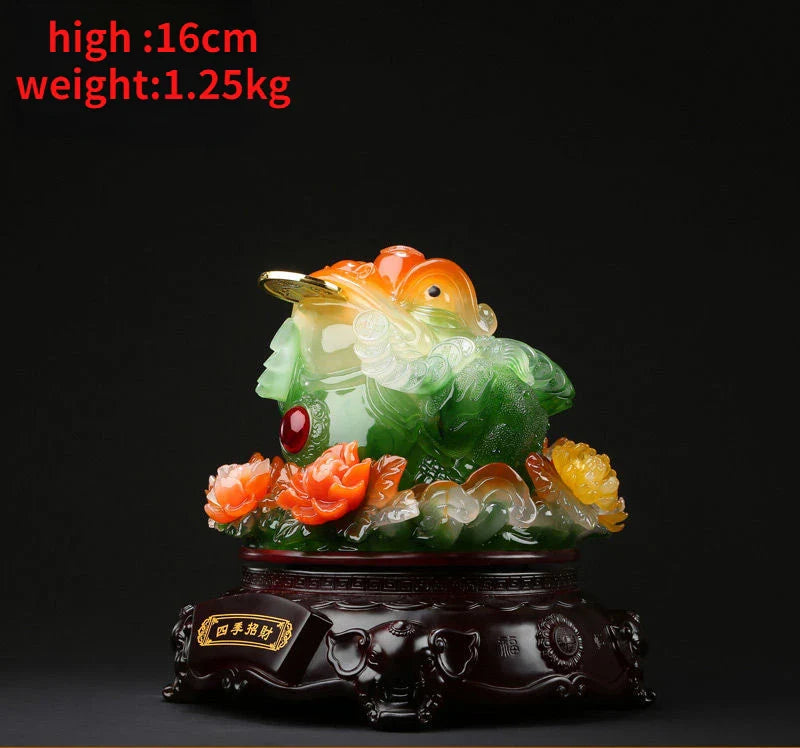 Fortune-making Golden Toad Ornament