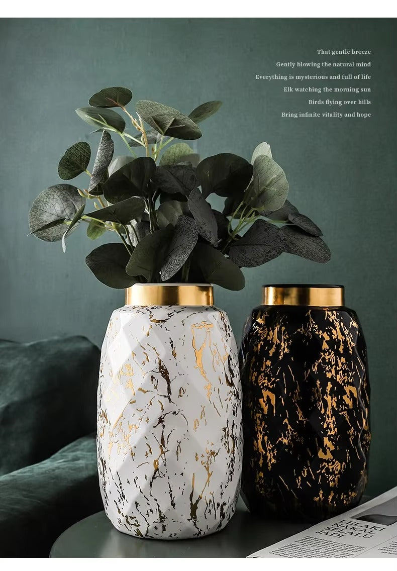 Popular Items Indoor Decoration Luxury Art Design Ceramic Vase Sets Nordic Home Decor Vases for Sale