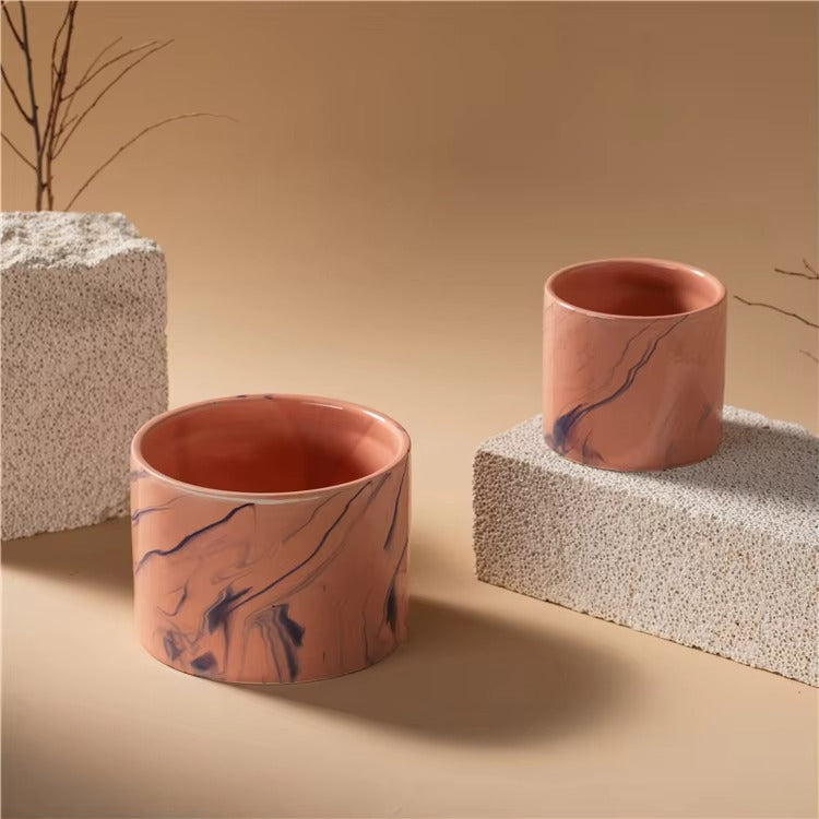New Arrival Nordic Vase Modern Home Wedding Decoration Cylinder Embossed Ceramic Flower Vases