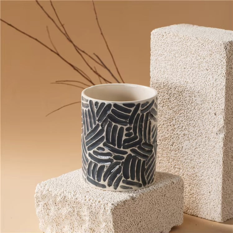 Modern Home Livingroom Decor Ornament Vase Home Wedding Decoration Nordic Ceramic Flower Vases