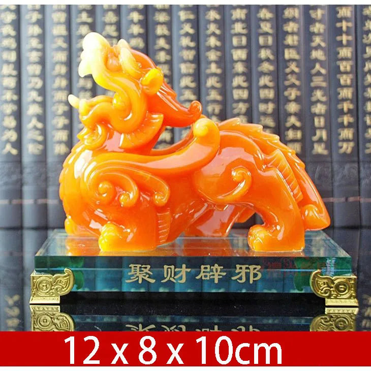 Imitation Jade Decorative Pixiu Ornament Feng Shui