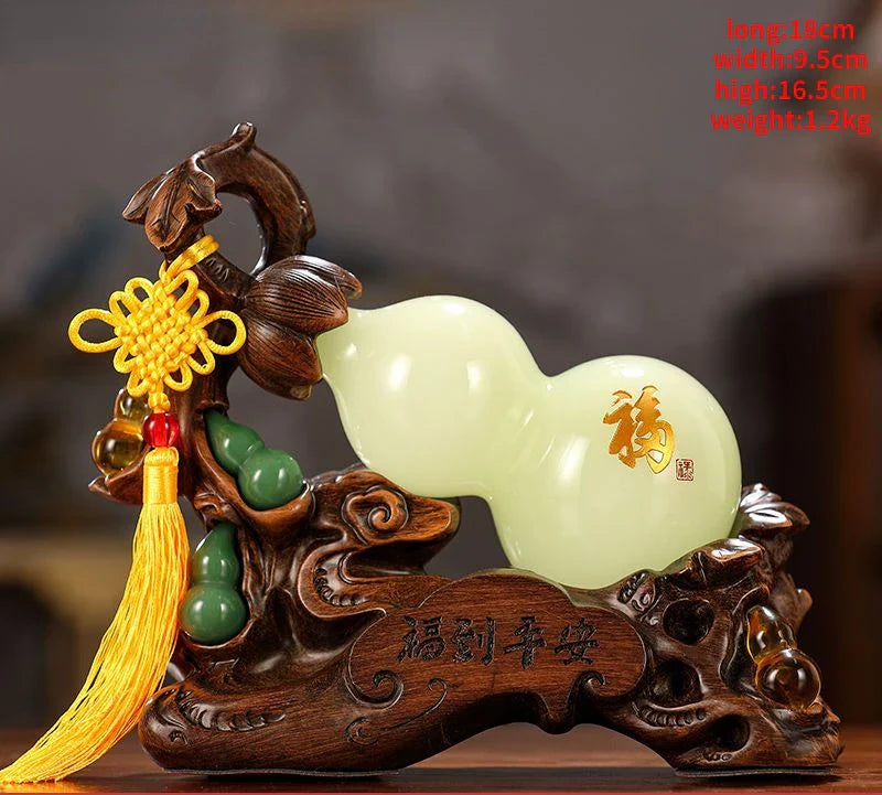 Jade Fortune Gourd Craft High-grade