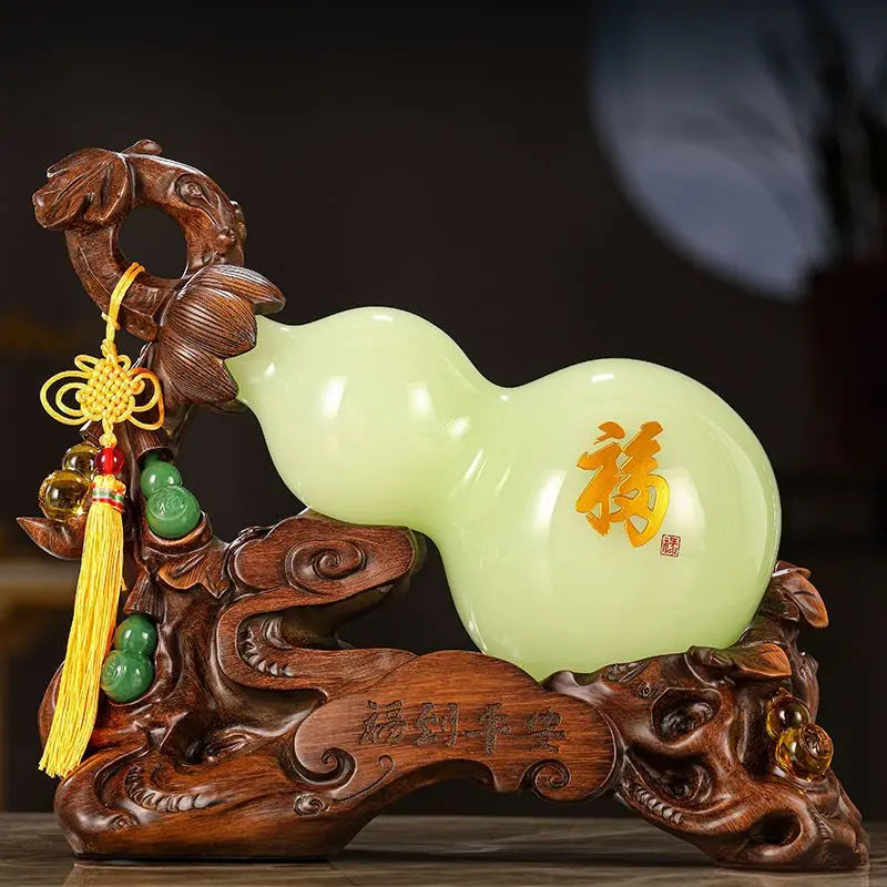 Jade Fortune Gourd Craft High-grade