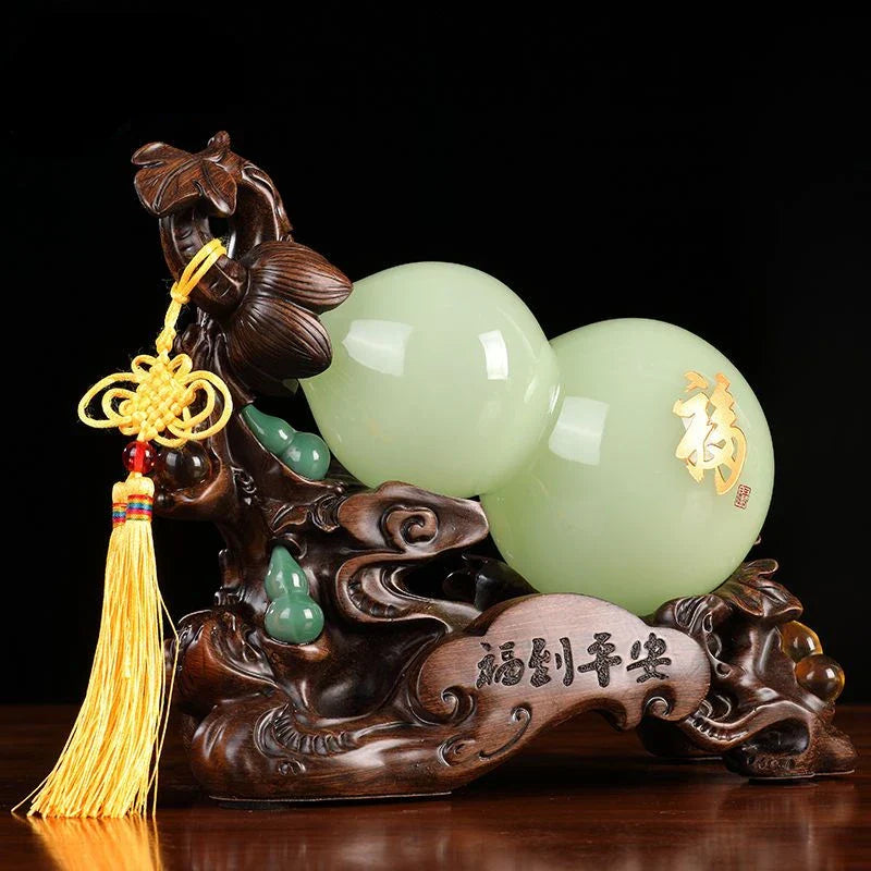 Jade Fortune Gourd Craft High-grade