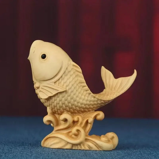Boxwood Animal Fish Leap Dragon Door Ornament
