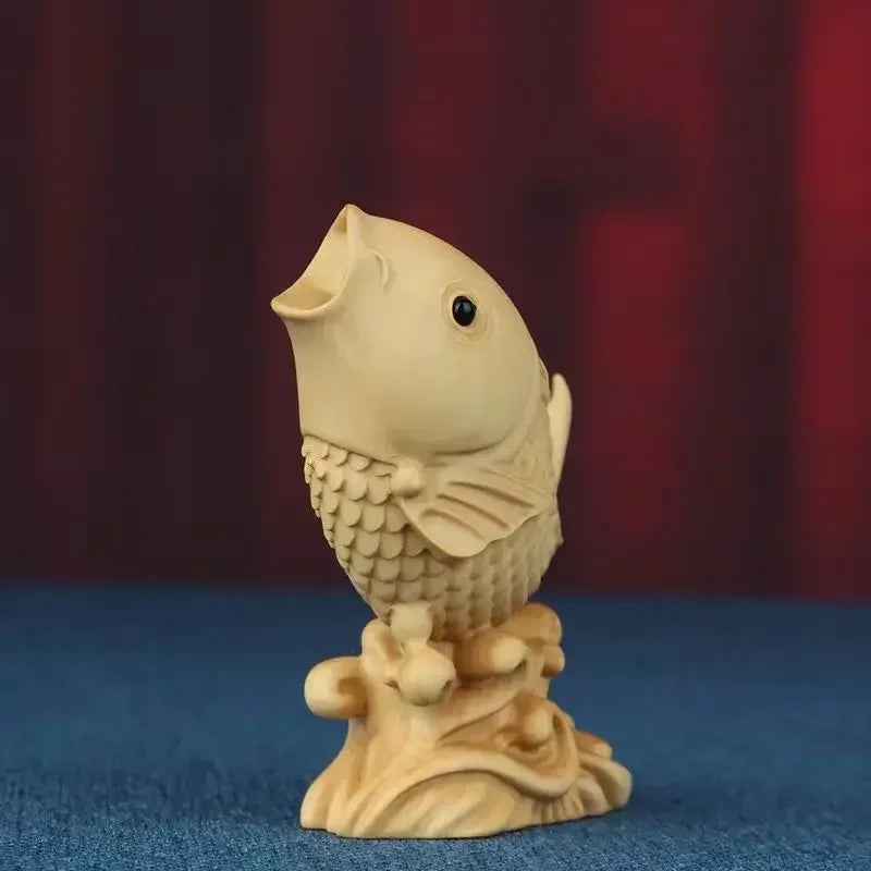 Boxwood Animal Fish Leap Dragon Door Ornament