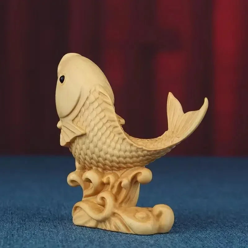Boxwood Animal Fish Leap Dragon Door Ornament