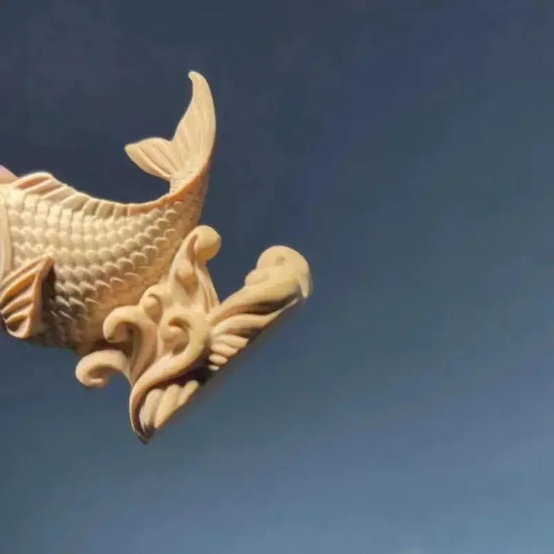 Boxwood Animal Fish Leap Dragon Door Ornament