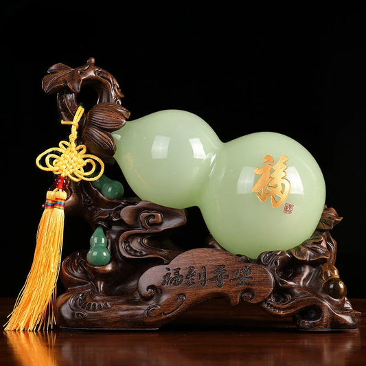 Jade Fortune Gourd Craft High-grade